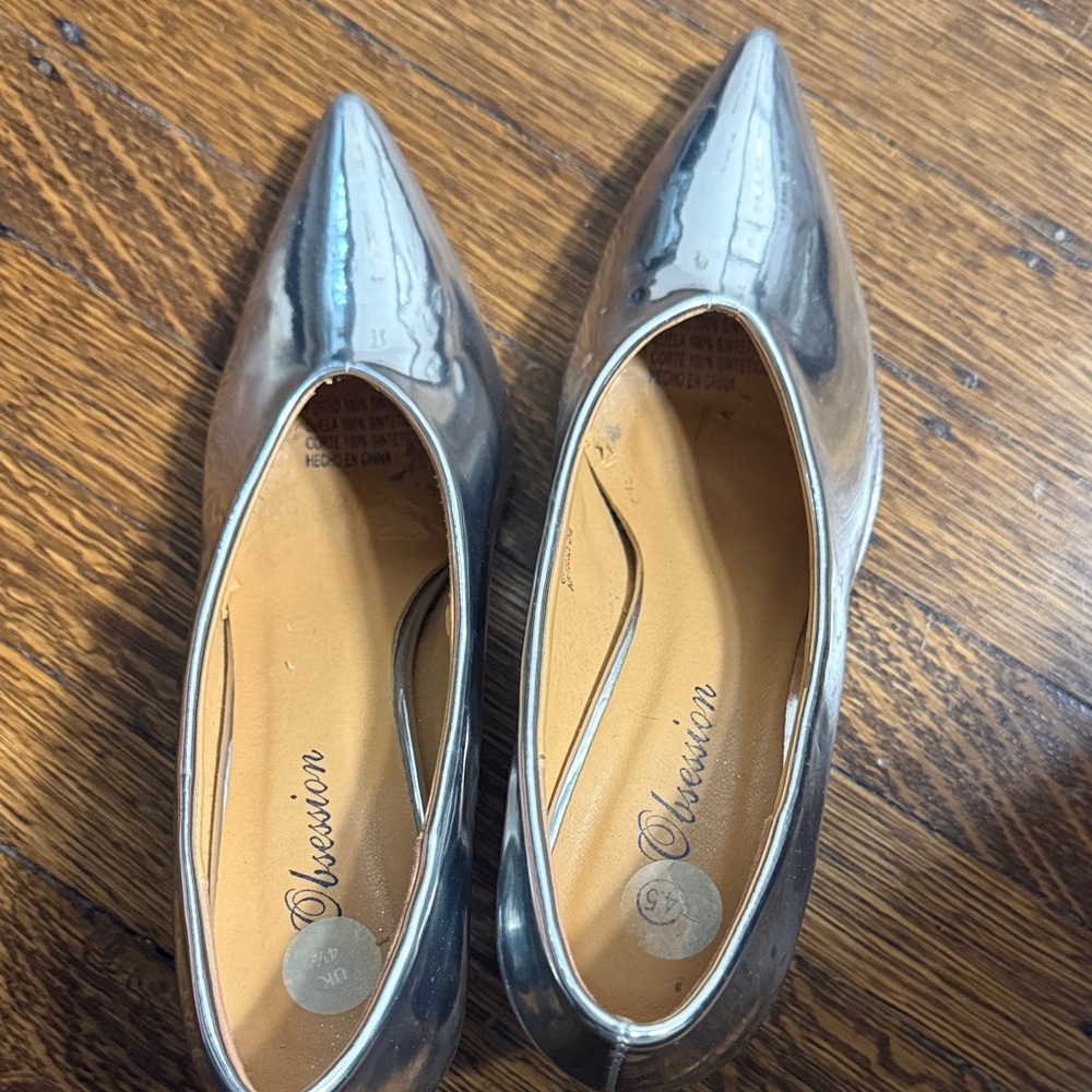 Obsession Silver Women's Heels